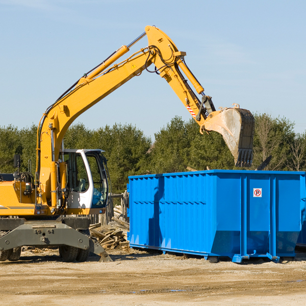 are there any restrictions on where a residential dumpster can be placed in Eschbach Washington